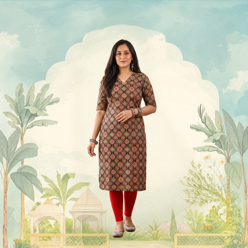 Straight Long Kurti