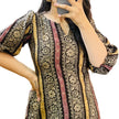 Golden Lining Kurta Bottom Dupatta Set