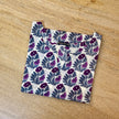 Creme Purple Printed Cotton Straight Long Kurti