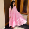 Raha Baby Pink Mul Cotton Kurta Battom Set