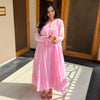Raha Baby Pink Mul Cotton Kurta Battom Set