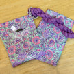 Lavender Floral Printed Straight Kurta Bottom Dupatta Set