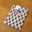 Off White Purple Floral Cotton Straight Long Kurti