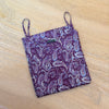 Purple Paisley Printed Cotton Straight Long Kurti