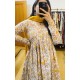 White Yellow Kantha Manmohini Kurti