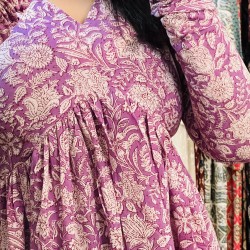 Lavender Manmohini Kurti