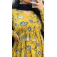 Blue Yellow Floral Manmohini Kurti Blue Yellow Floral Manmohini Kurti