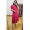 Dark Pink Hkoba A-Line Kurti