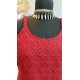 Red Chikankari Straight Kurti Red Chikankari Straight Kurti
