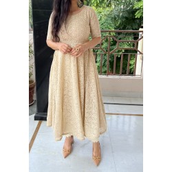 Kalamkari Embroidery Umbrella Gher Kurti