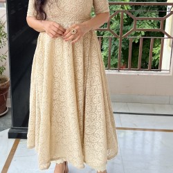 Kalamkari Embroidery Umbrella Gher Kurti