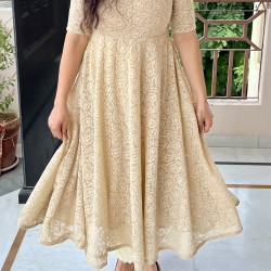 Kalamkari Embroidery Umbrella Gher Kurti