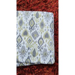 Grey White Straight Long Kurti