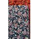 Black Floral Straight Long Kurti