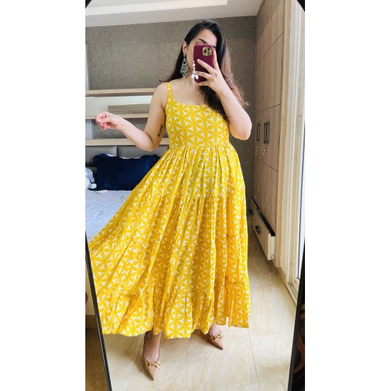 Yellow Ruhani Dress