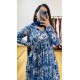 Blue White Manmohini Kurti