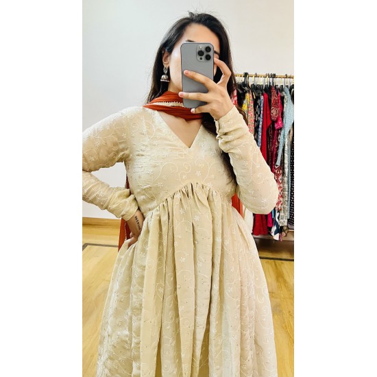 Golden Silk Manmohini Kurti