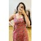 Pink Kantha Straight Long Kurti