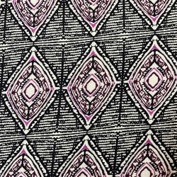 Black Printed Straight Long Kurti