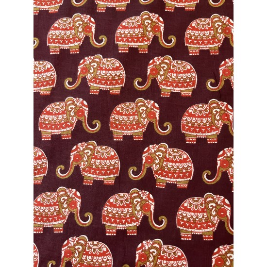 Burgundy Hathi Short Kurti Burgundy Hathi Short Kurti