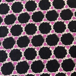 Black Printed Straight Long Kurti
