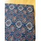 Blue Ajrak Straight Long Kurti