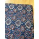 Blue Ajrak Straight Long Kurti Blue Ajrak Straight Long Kurti