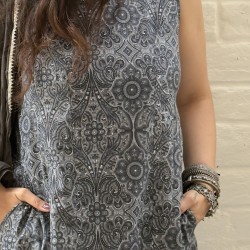 Grey A-Line Kurti Grey A-Line Kurti