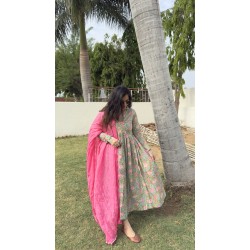Pastel Floral Manmohini Kurti