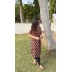 Black Hathi Printed Straight Long Kurti Black Hathi Printed Straight Long Kurti