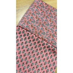Anaya Pink Floral Kantha Suit set