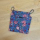 Blue Red Straight Long Kurti