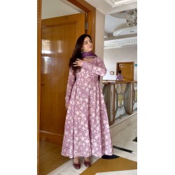 Anarkali Lavender Floral