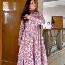 Anarkali Lavender Floral