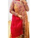 Anaya Orange Red Suit Set