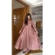 Anaya Pink Floral Kantha Suit set