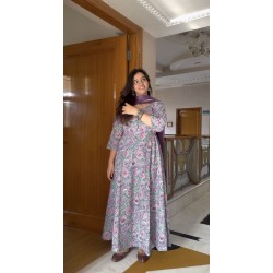 Anarkali Pastel Kurti