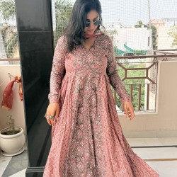 Anaya Mauve Pink Suit Set