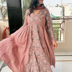 Anaya Mauve Pink Suit Set