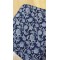 Blue Floral Straight Long Kurti