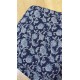 Blue Floral Straight Long Kurti
