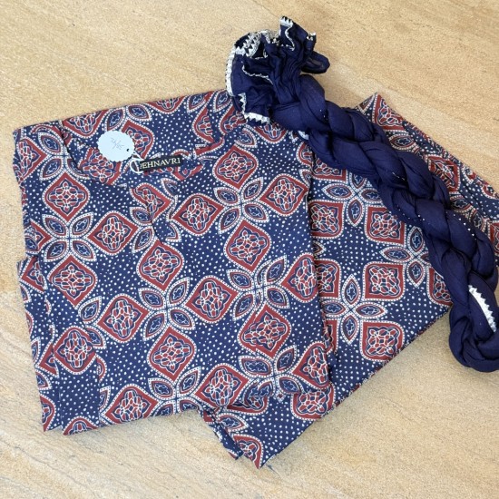 Navy Blue full Suit Set