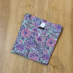 Pastel Floral Straight Long Kurti