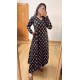 Black Floral A-Line Kurti