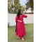 Bright Pink A-Line Kurti