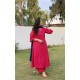 Bright Pink A-Line Kurti