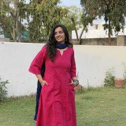 Bright Pink A-Line Kurti