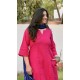 Bright Pink A-Line Kurti