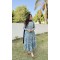 Blue Floral Noor Gher Kurti