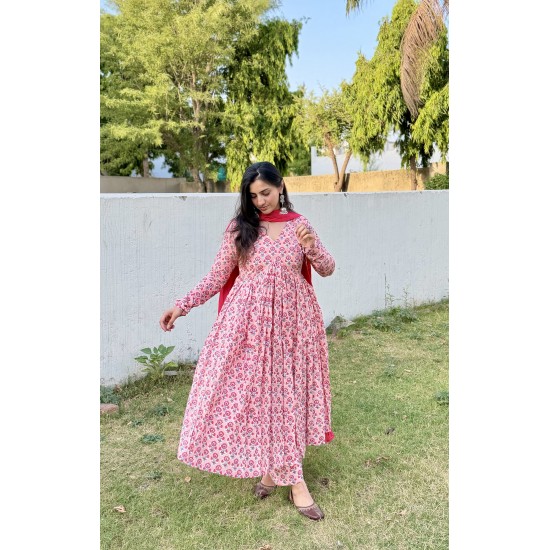 Pastel Printed Manmohini Kurti